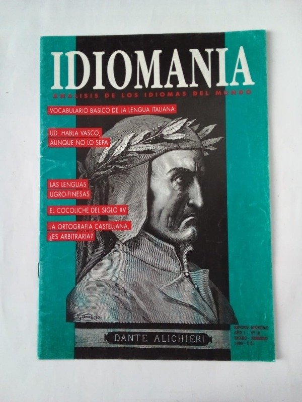 Producto - Idiomania #10 - Dante Alighieri Cocoliche - Enero Febrero 1993