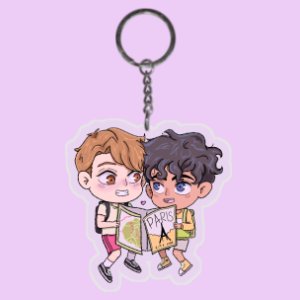 Producto - Llavero - Heartstopper - Nick y Charlie