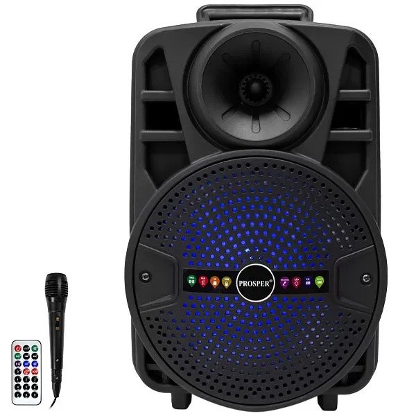Producto - Prosper P 1087 8 2000 Watts Pmpo Con Bluetooth USB Fm Preta