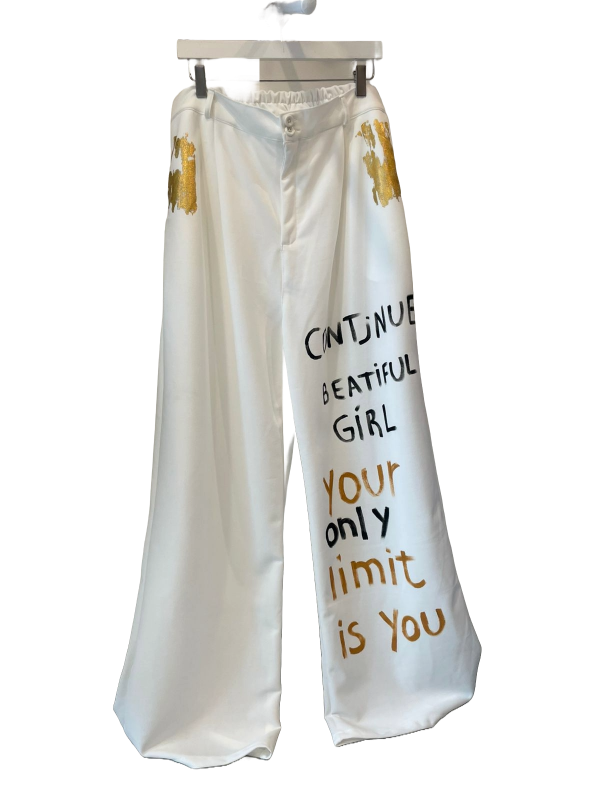 Producto - Pantalón Blanco Beautiful Girl