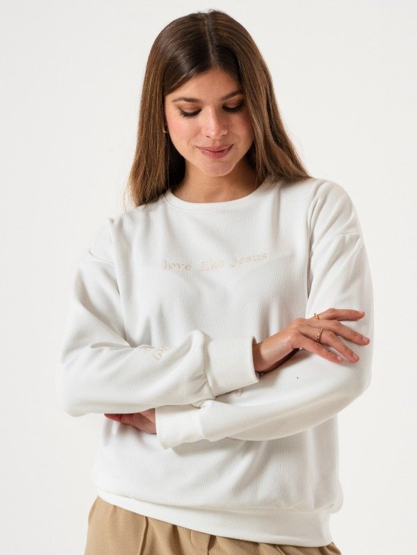 Producto - Buzo Tini Liso Bordado Mangas "Jesus" (Art. 5750)