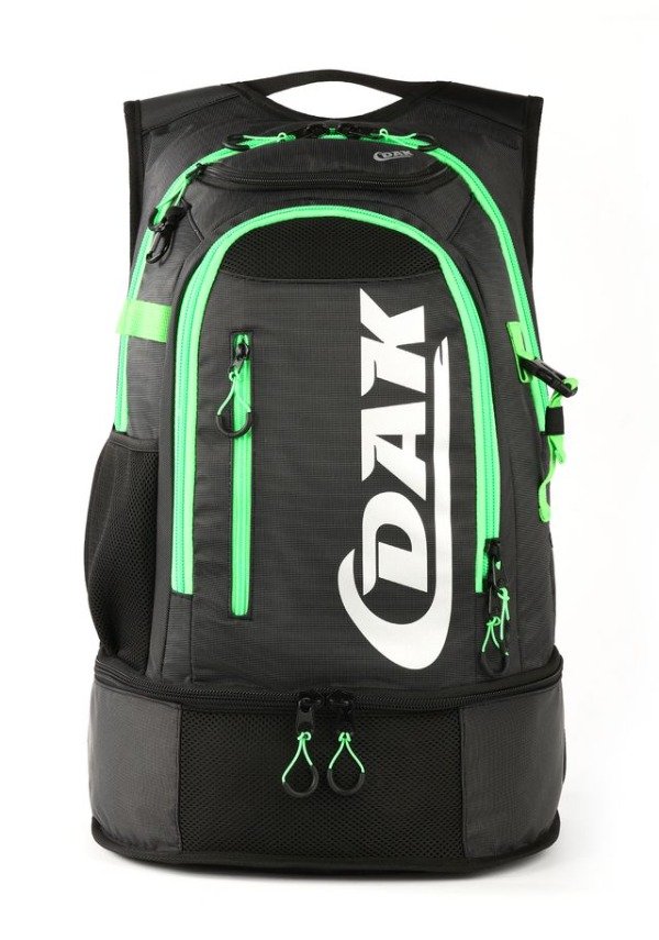 Producto - MOCHILA 45 LITROS - SWIMPACK RX NEGRA CON VERDE FLUO - DAK