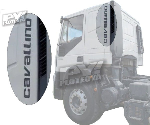 Producto - Calcos Cavallino De Cabina Lateral Ambos Lados Camion Iveco