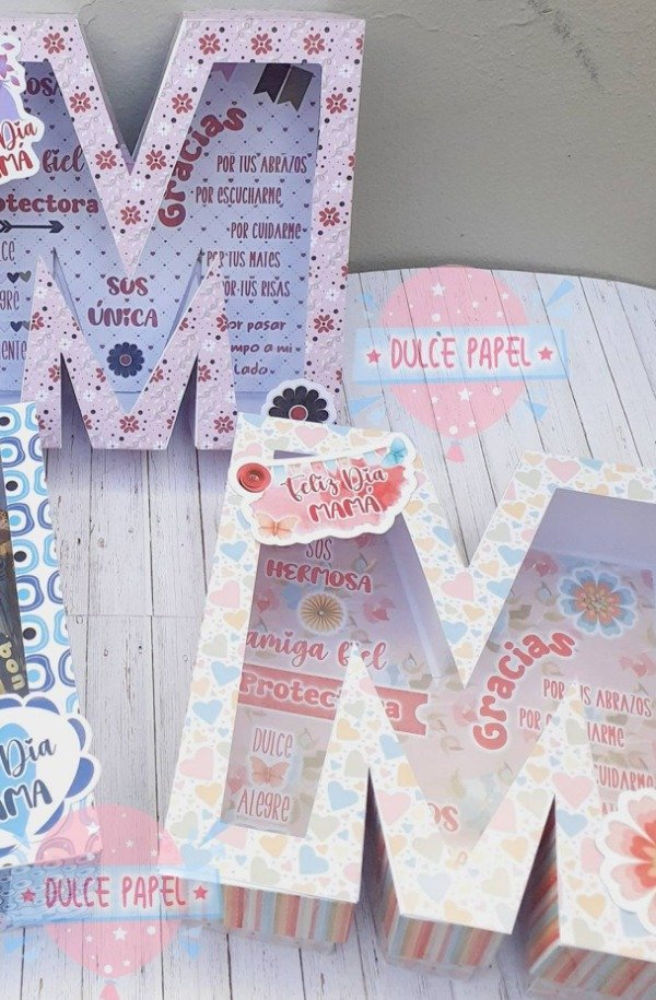Producto - CAJA LETRA M - 12