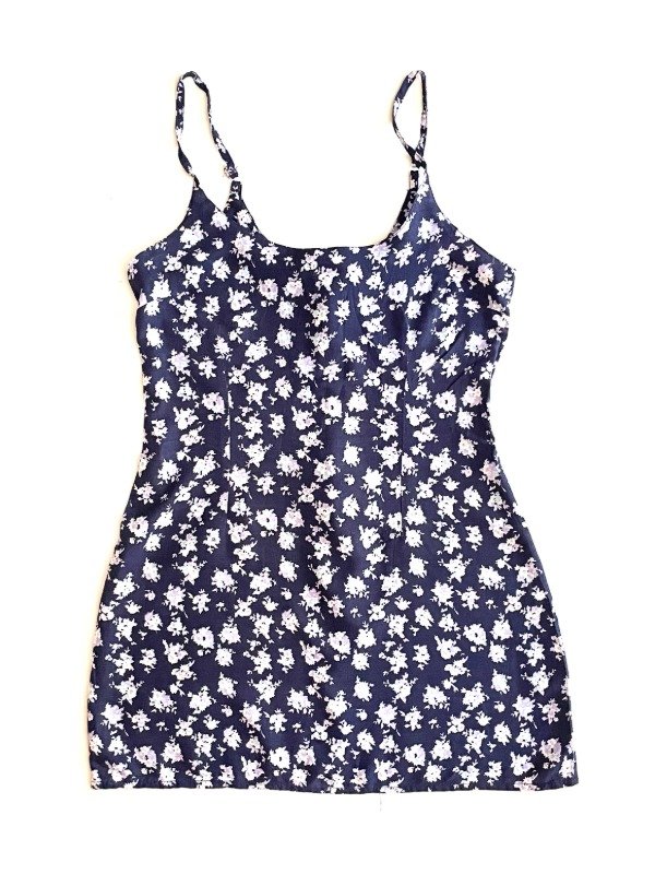 Producto - Vestido Azul florcitas
