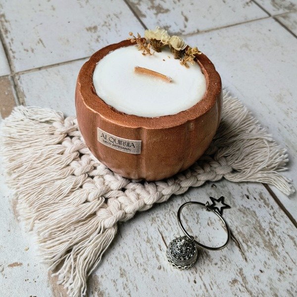 Producto - Vela en cuenco CALABAZA