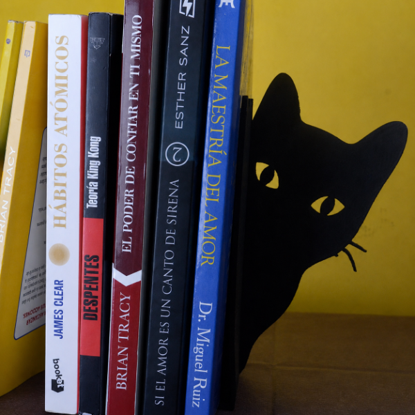 Producto - SOPORTE PARA LIBROS- GATITO
