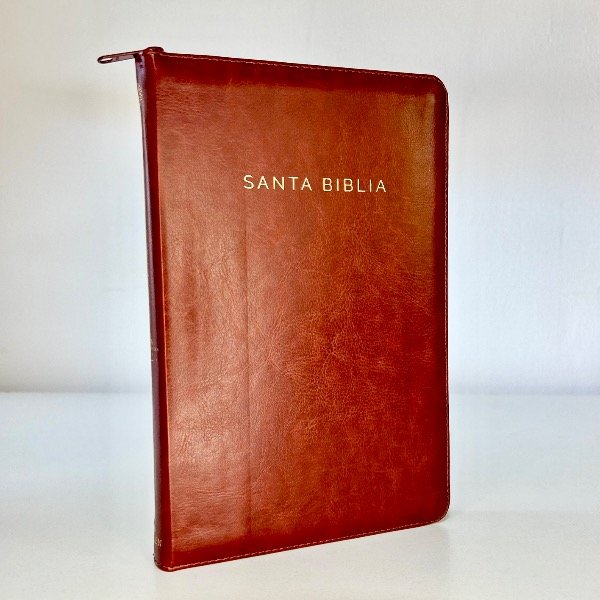 Producto - BIBLIA RVR1960 - MARRON - CON CIERRE