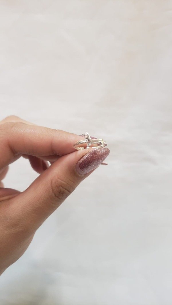 Producto - Anillo salchi plata regulable