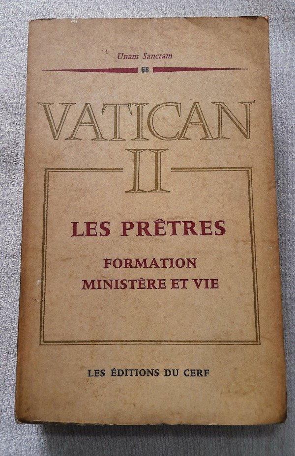 Producto - Les Pretres Formation Ministere Et Vie - Vatican Ii - Unam Sanctam #68