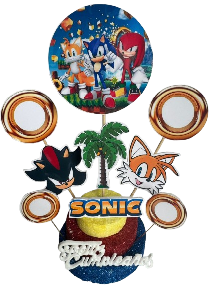 Producto - Adorno Base Telgopor Sonic x1