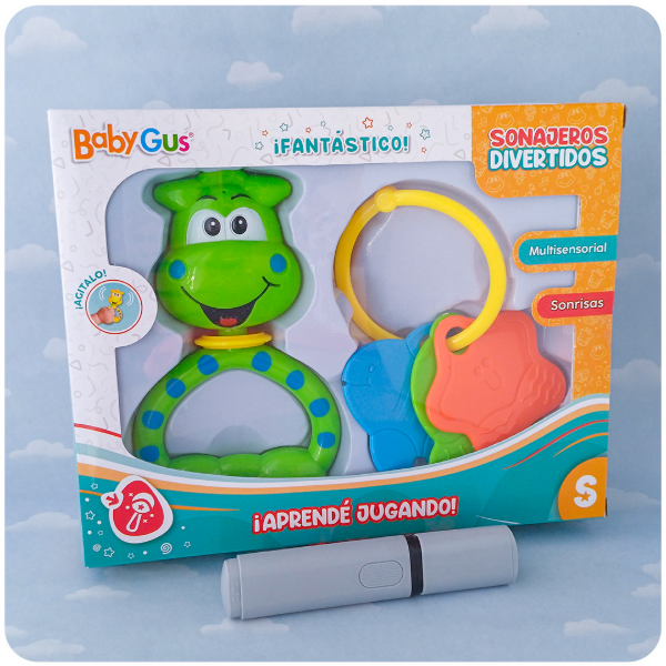 Producto - Set de Sonajeros - Mi Amigo Dino y Mordillos