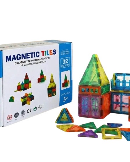 Producto - Magnetic tiles x 32 piezas - 1