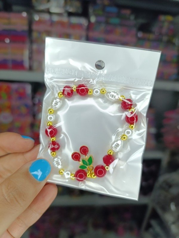 Producto - Pulseras Cereza/Frutilla x1
