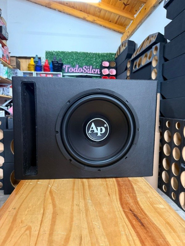 Producto - SUBWOOFER AUDIOPIPE 12 PULGADAS 300RMS DOBLE BOBINA CON CAJON MDF SLOT