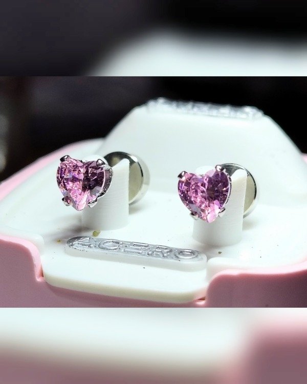 Producto - Abridor DIMAR. Corazón Cubic Rosa