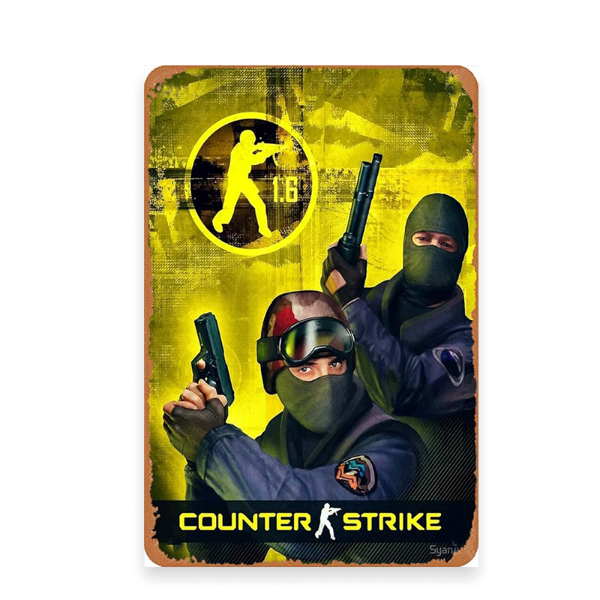 Producto - Chapa retro Counter strike  (GAM/52)