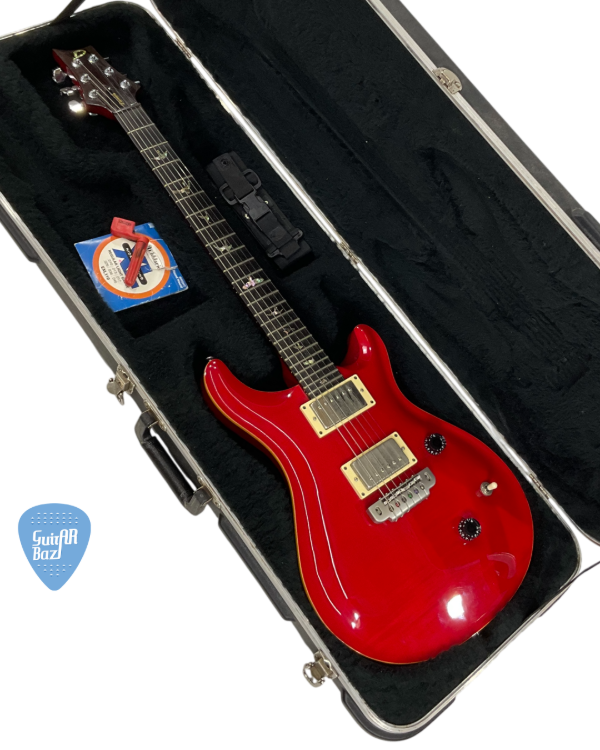 Producto - DANIELS PRS CUSTOM 24 BIRDS 1998 CHERRY FLAME TOP GUITARRA + CASE SKB / USD1799 - 2