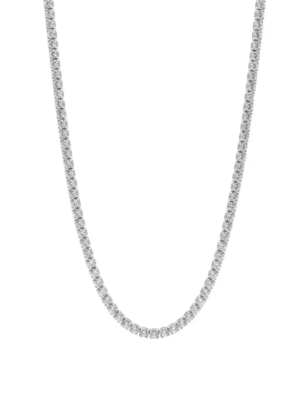 Producto - Collar tenis acero blanco