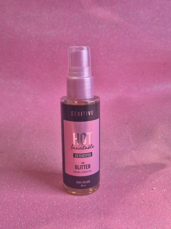 Producto - Body splash so excited afrodisíaco con glitter
