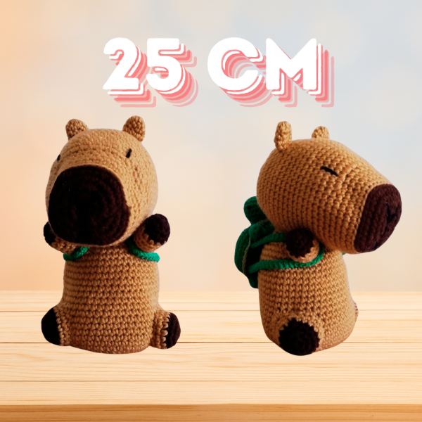 Producto - AMIGURUMI DE CAPIBARA 25 CM