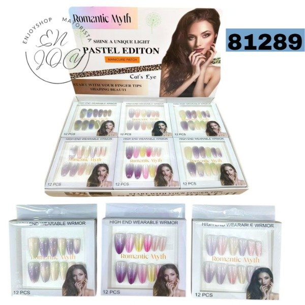 Producto - CAJA UÑA POSTIZA LARGA BLOOM OJO DE GATO