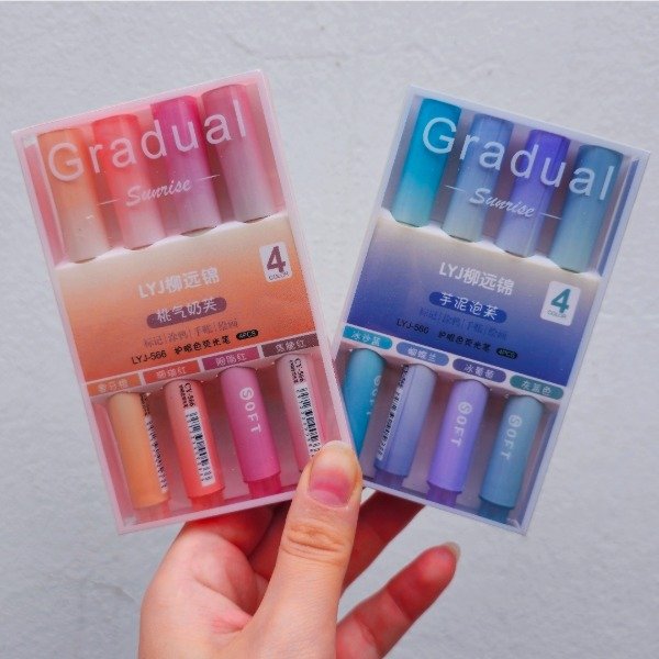 Producto - Resaltadores pastel degradé