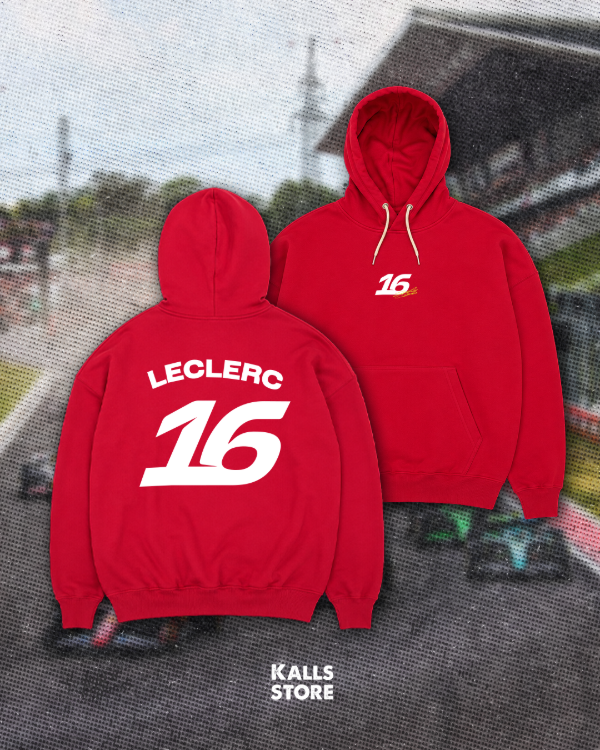 Buzo rojo Charles Leclerc firma