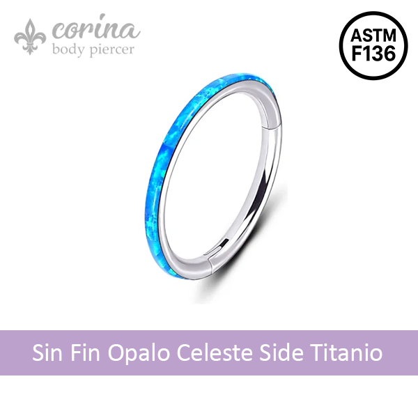 Producto - Sin Fin Opalo Celeste Side Titanio