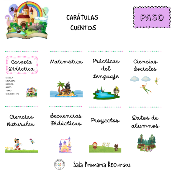 Producto - Cuento carátulas