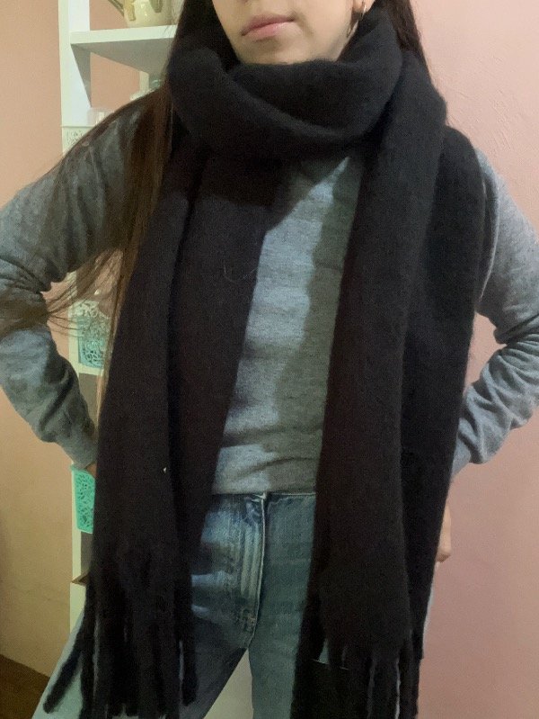 Producto - Bufandon Trendy Negro