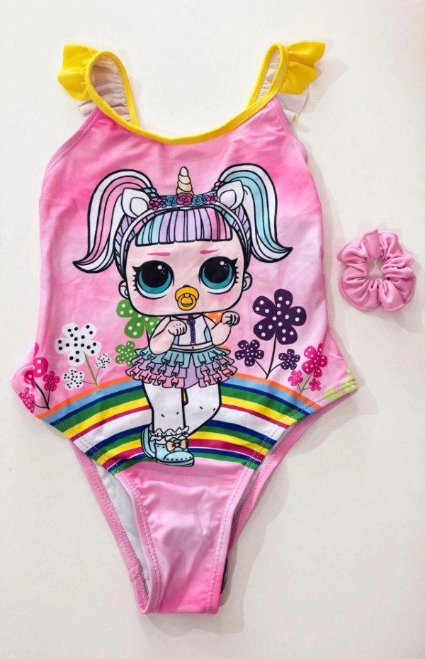 Producto - Enteriza niña  LOL unicornio Rosa importada MA023 - 1