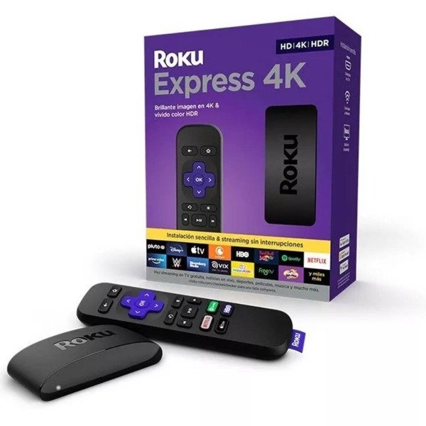 Producto - ROKU EXPRESS 4K+ CON FUENTE DE ALIMENTACION
