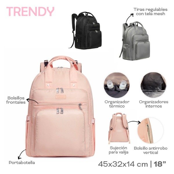Producto - MOCHILA MATERNAL TRENDY COD 31340 - 0