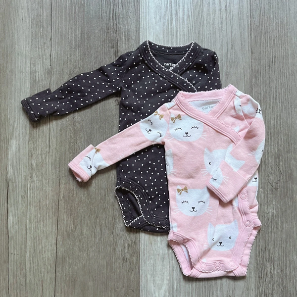 Producto - Dúo Bodies Carters Gatitas/Lunares PR