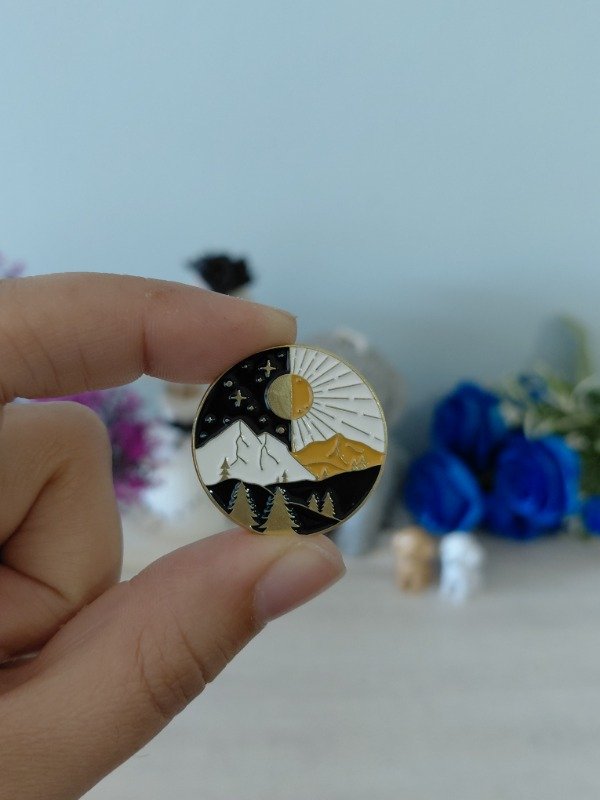 Producto - Pin metalizado - Paisaje #0781