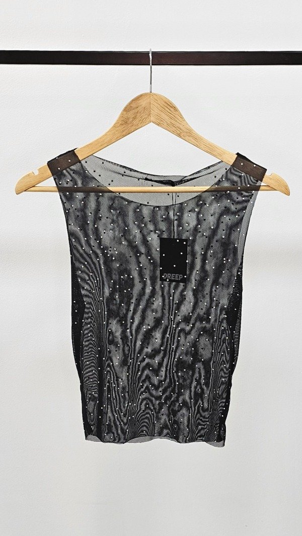 Producto - musculosa microtul con brillos