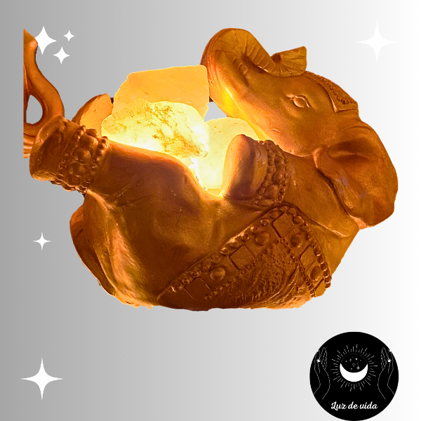 Producto - Lámpara de Sal Elefante soñador