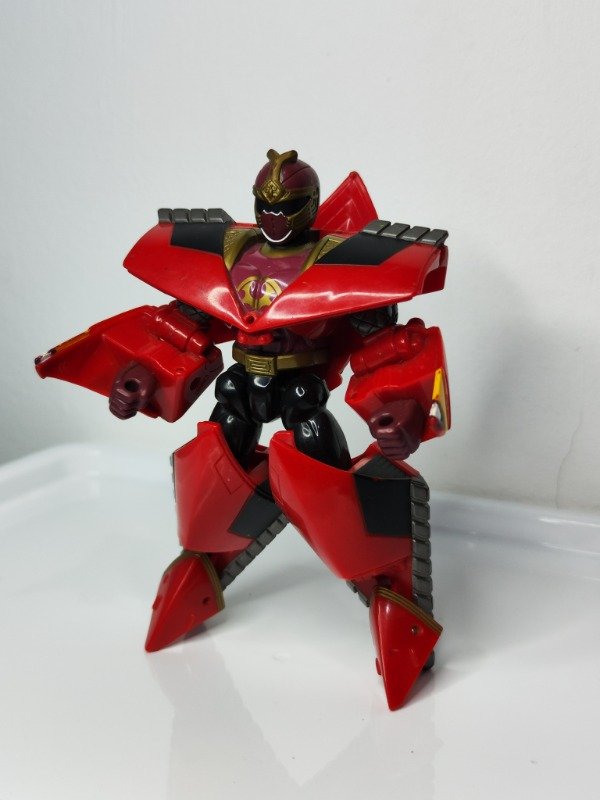 Producto - Crimson Thunder Warrior Triple Zord Morphin 15cm (Ninja Storm) - 2