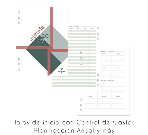 Producto - Repuesto Agenda Norpac N7 Semanal 907 - 3