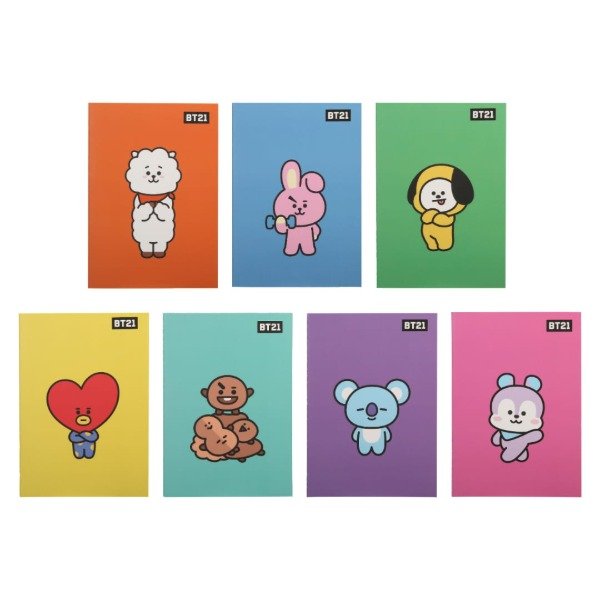 Producto - LIBRETAS BT21 MINISO