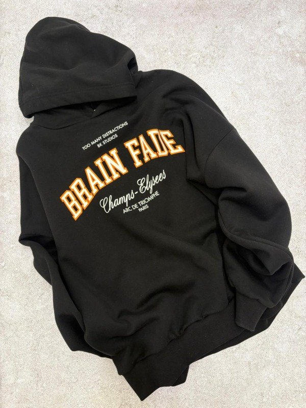 Producto - HOODIE NEGRO / BRAIN FADE
