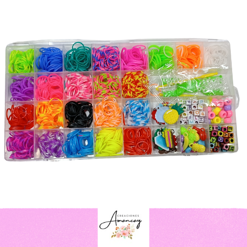 Producto - CAJA GRANDE DE GOMITAS PARA PULCERA
