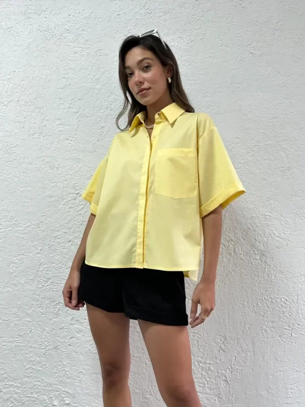 Producto - Camisa oversize AMARILLA