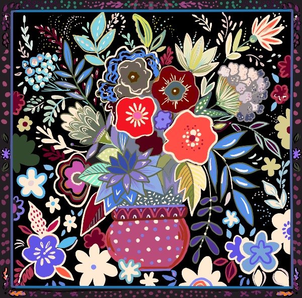 Producto - Mantel Gaughin negro