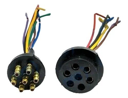 Producto - FICHA UNIVERSAL 7 VIAS ACOPLADO TRAILER GOMA Y NYLON