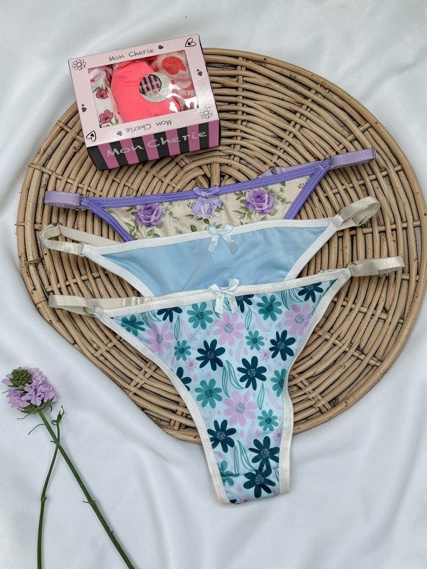 Producto - Art 1314- MON CHERIE- PACK X3 Less Regulable Microfibra