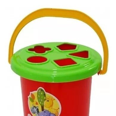 Producto - Balde Didáctico Rojo - Formas