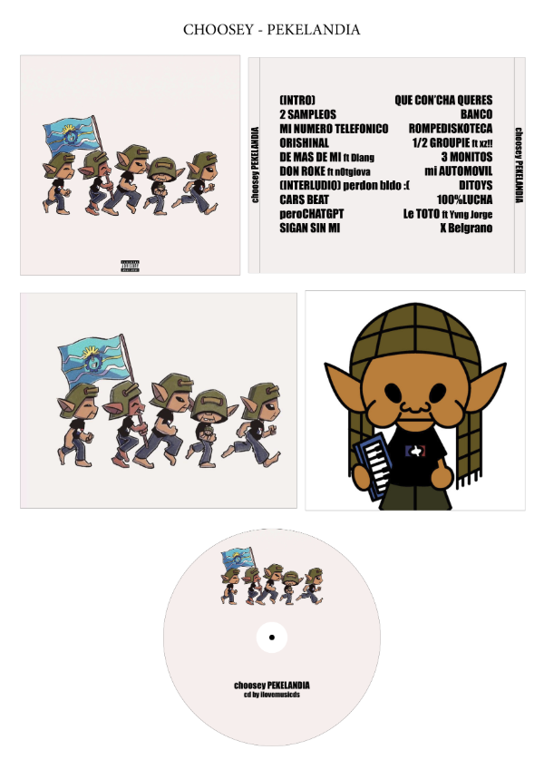 Producto - choosey "PEKELANDIA" CD Custom