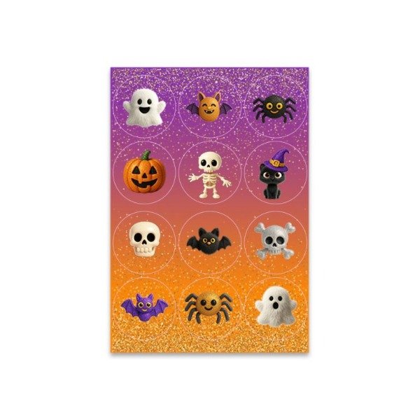 Producto - STICKERS HALLOWEEN 3D X 12
